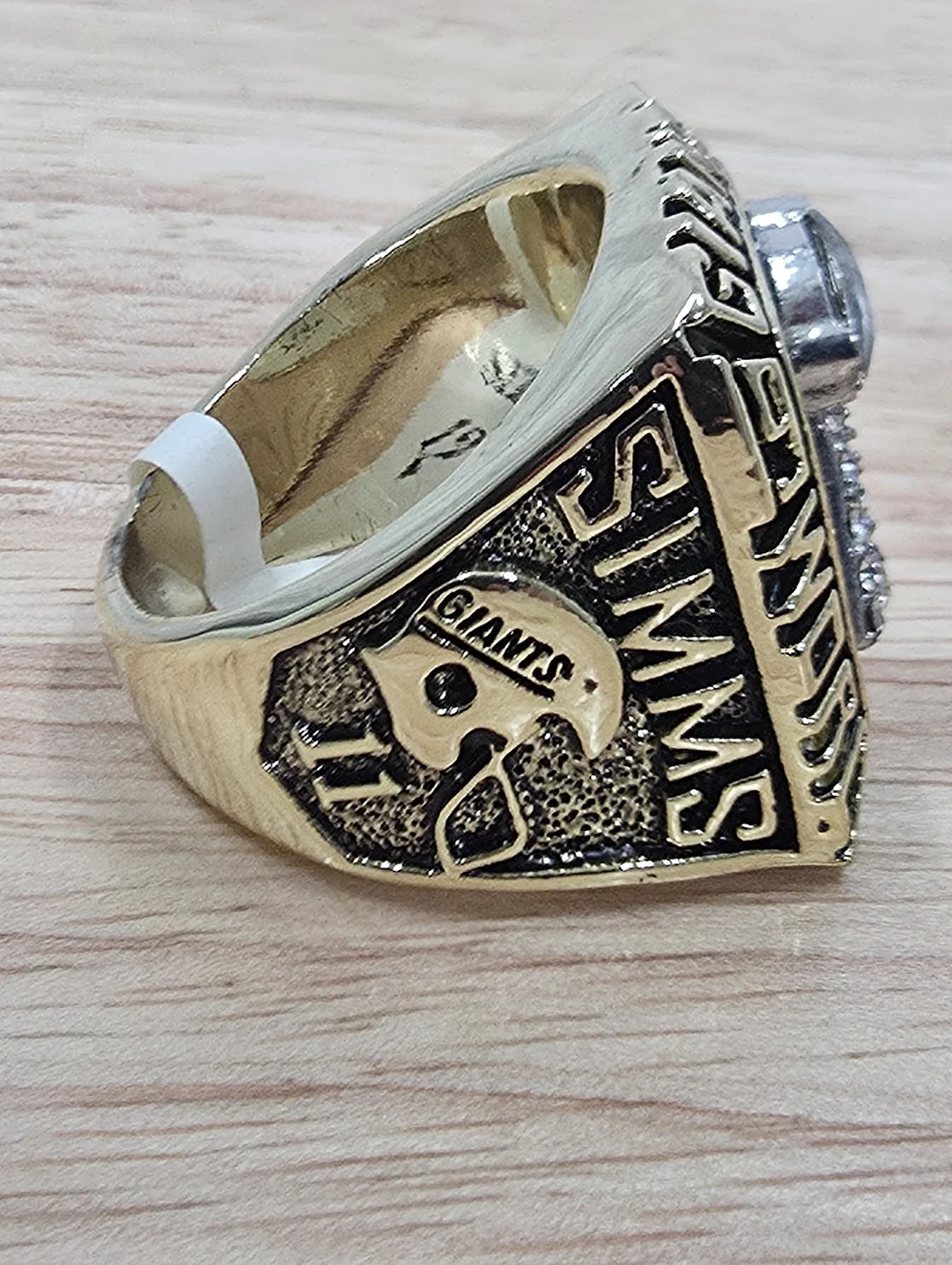New York Giants Championship Ring‎ Size 12 Fan Edition 1990